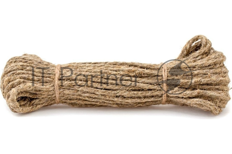 Пеньковый крученый канат Стройбат 6 мм х 15 м 295250/2745834