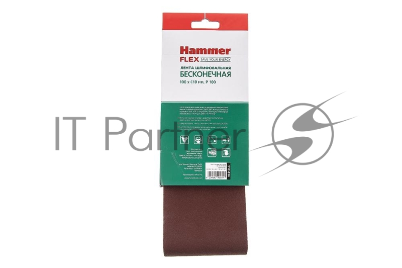 Лента шлиф. Hammer Flex 212-016 (R) 100 Х 610 Р 100 по 3 шт.