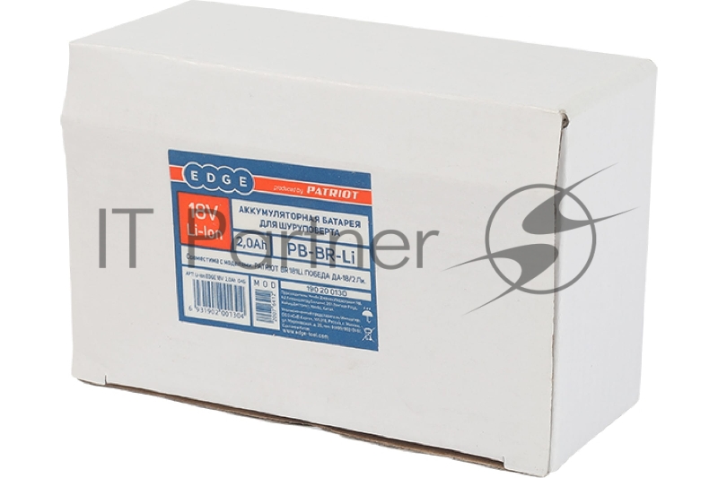 АКБ EDGE PB-BR-Li 18,0V 2,0Ah для шуруповертов Победа и PATRIOT
