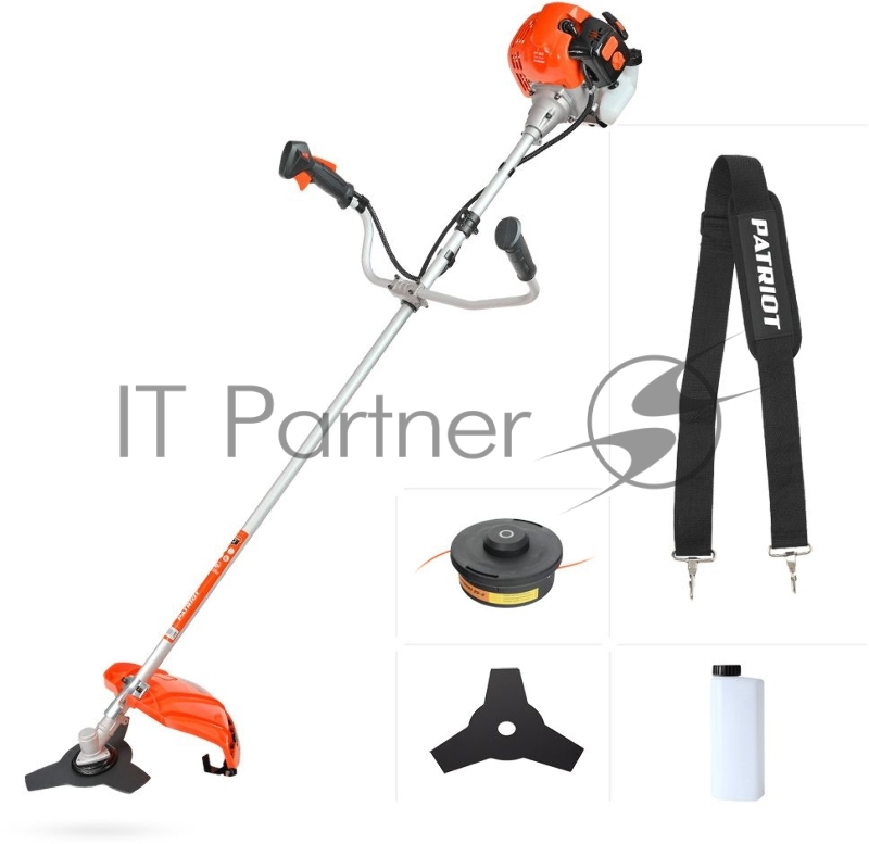 Триммер бензиновый Patriot PT 553 (1+1) 1840Вт 2.5л.с. реж.эл.:леска/нож