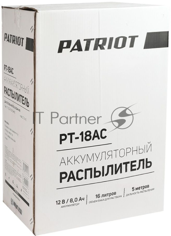Опрыскиватель Patriot PT-18AC аккум. ранц. 16л оранжевый/черный (755302532)