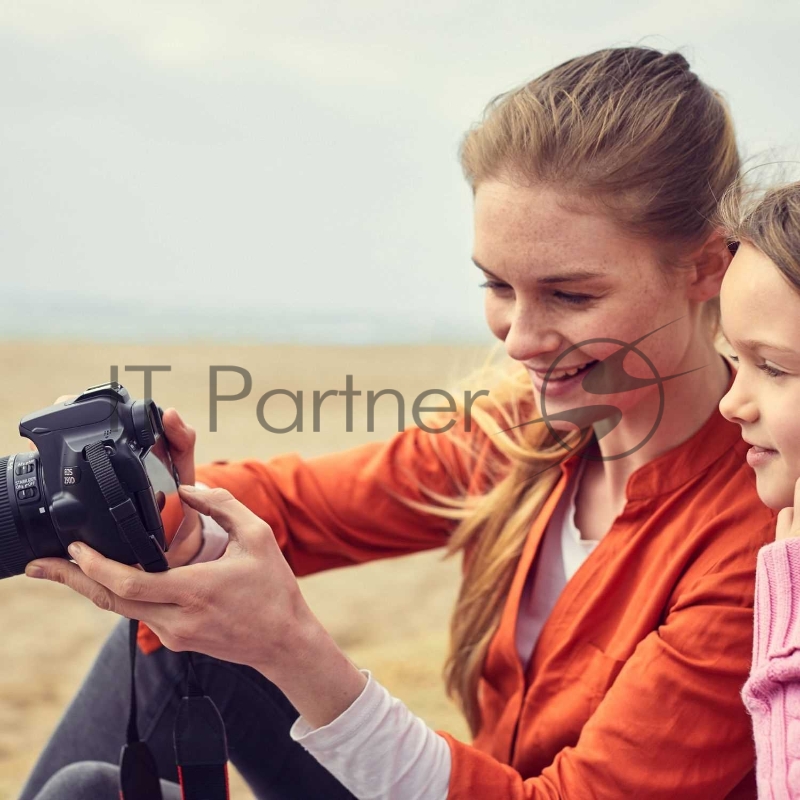 Зеркальный Фотоаппарат Canon EOS 250D белый 24.2Mpix EF-S 18-55mm f/1:4-5.6 IS STM 3 4K Full HD SDXC Li-ion