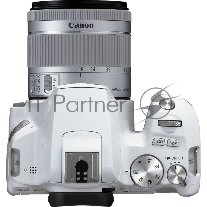 Зеркальный Фотоаппарат Canon EOS 250D белый 24.2Mpix EF-S 18-55mm f/1:4-5.6 IS STM 3 4K Full HD SDXC Li-ion