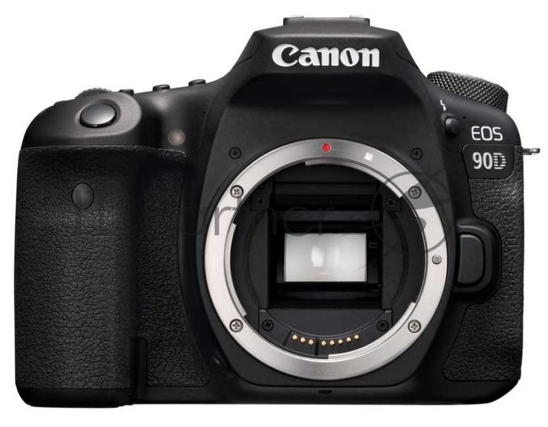Зеркальный Фотоаппарат Canon EOS 90D черный 32.5Mpix 3 1080p 4K SDXC Li-ion (без объектива)