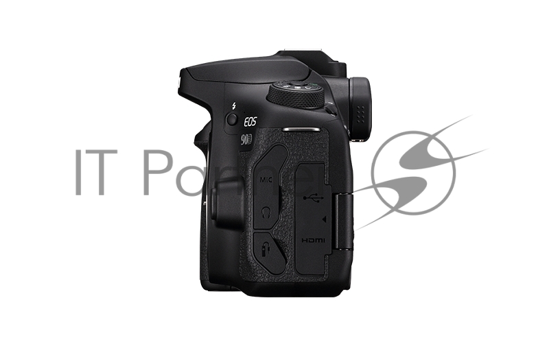Зеркальный Фотоаппарат Canon EOS 90D черный 32.5Mpix 3 1080p 4K SDXC Li-ion (без объектива)