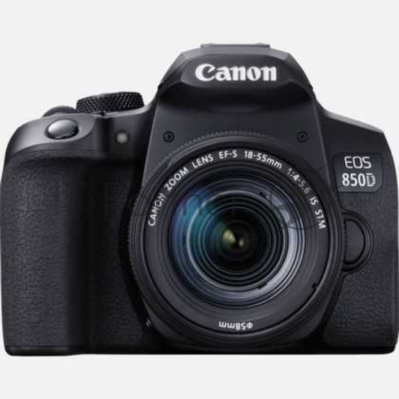 Зеркальный Фотоаппарат Canon EOS 850D черный 24.1Mpix EF-S 18-55mm f/4-5.6 IS STM 3 1080p Full HD SDXC Li-ion