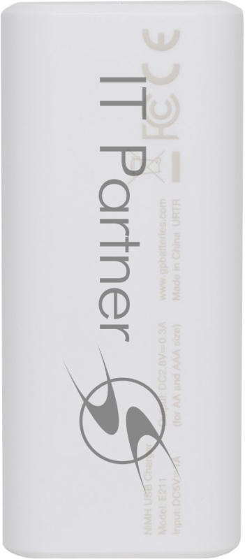 Аккумулятор + зарядное устройство GP PowerBank Е211 AA/AAA. 2 аккумулятора AA 2100 мAч + 2 аккумулятора AAA 800 мAч.