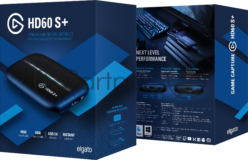 Устройство захвата видео Elgato Game Capture HD60 S+ Устройство захвата видео Elgato Game Capture HD60 S+