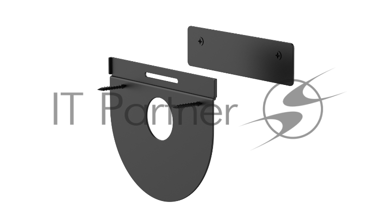 Держатель Logitech Wall Mount for Tap настенное крепление для Logitech Tap: (узел настенного крепления (пластина и зажимная конструкция), магнитный фиксатор кабеля HDMI, монтажные приспособления, документация)