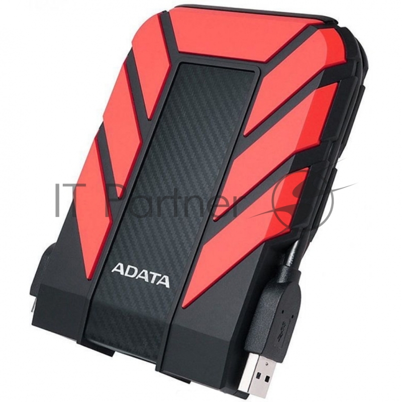 Внешний жесткий диск 2Tb Adata HD710P AHD710P-2TU31-CRD черный/красный (2.5 USB3.0)