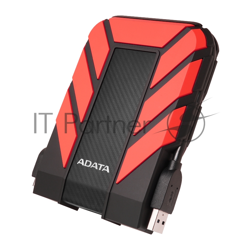 Внешний жесткий диск 2Tb Adata HD710P AHD710P-2TU31-CRD черный/красный (2.5 USB3.0)