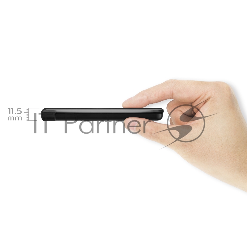 Внешний жесткий диск 2.5 4TB ADATA HV620 Slim AHV620S-4TU31-CBK USB 3.0, 21mm, Black, Retail