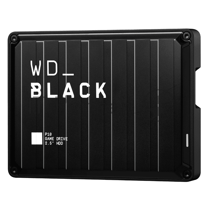 Накопитель на жестком магнитном диске WD BLACK P10 Game Drive WDBA3A0040BBK-WESN для игровых косолей и ПК 4TB 2,5 USB 3.2 Gen 1