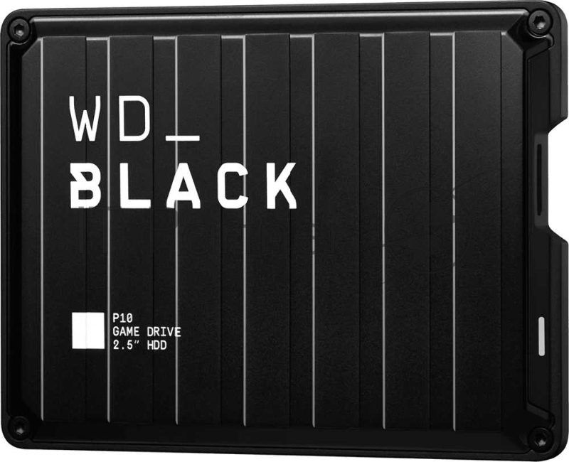 Внешний жесткий диск WD_BLACK P10 Game Drive WDBA2W0020BBK-WESN для игровых косолей и ПК 2TB 2,5 USB 3.2 Gen 1