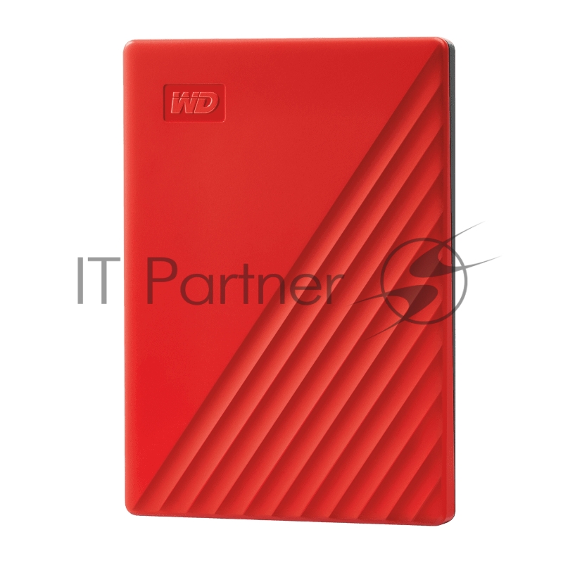 Внешний жесткий диск WD Original USB 3.0 4Tb WDBPKJ0040BRD-WESN My Passport 2.5 красный
