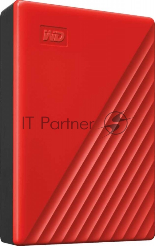 Внешний жесткий диск WD Original USB 3.0 4Tb WDBPKJ0040BRD-WESN My Passport 2.5 красный