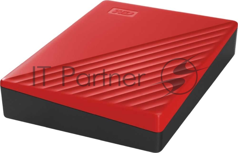 Внешний жесткий диск WD Original USB 3.0 4Tb WDBPKJ0040BRD-WESN My Passport 2.5 красный