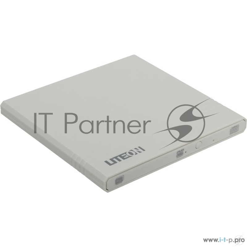 Внешний Привод DVD±R/RW LiteON eBAU108 External, USB2.0, Slim, White, RTL {30} eBAU108-21