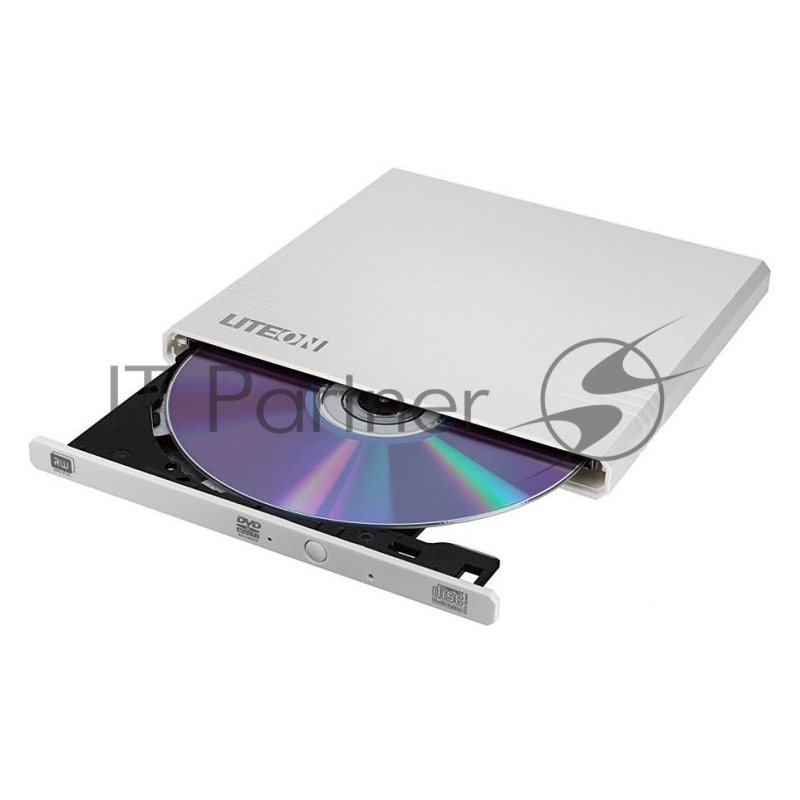 Внешний Привод DVD±R/RW LiteON eBAU108 External, USB2.0, Slim, White, RTL {30} eBAU108-21