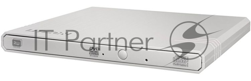 Внешний Привод DVD±R/RW LiteON eBAU108 External, USB2.0, Slim, White, RTL {30} eBAU108-21