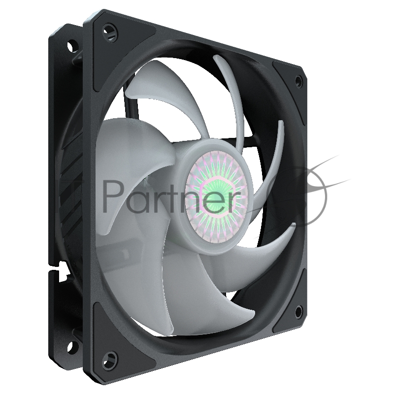 Кулера для корпуса 1 Ватт Cooler Master MASTERFAN SICKLEFLOW, 120mm, 4-Pin (PWM), ARGB