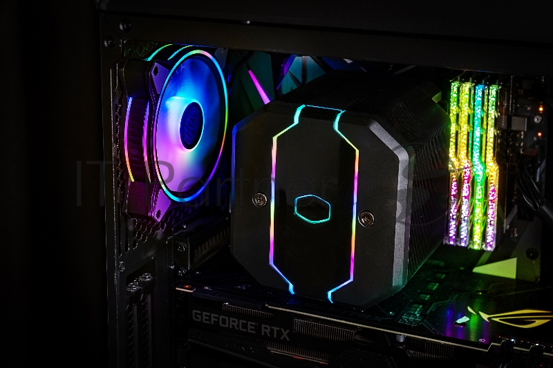 Вентиляторы для корпуса 1 Ватт Cooler Master MASTERFAN SICKLEFLOW, 120mm, 4-Pin (PWM), ARGB, 3 pcs + ARGB Controller