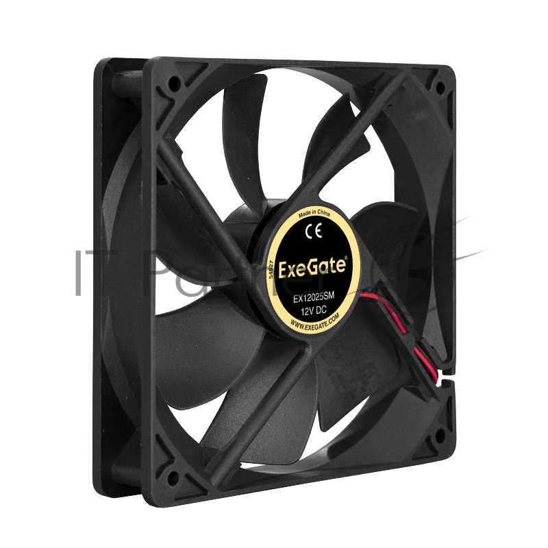 Вентилятор ExeGate EX12025SM, 120x120x25 мм, подшипник скольжения, Molex, 1200RPM, 19dBA