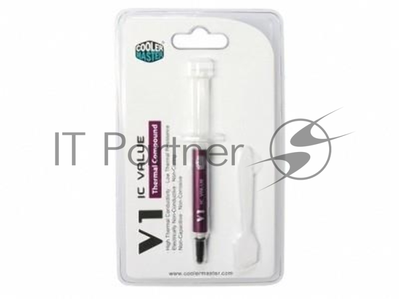 Термопаста Cooler Master IC-Value V1 (RG-ICV1-TW20-R1) белая термопаста 4.6 г