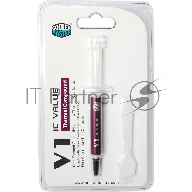 Термопаста Cooler Master IC-Value V1 (RG-ICV1-TW20-R1) белая термопаста 4.6 г