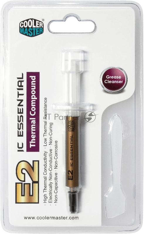Термопаста Cooler Master IC-Essential E2 (RG-ICE2-TA15-R1) светло-золотистая термопаста, 3.4 г