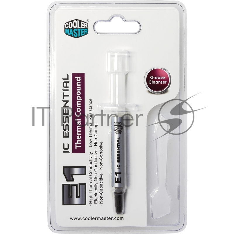 Термопаста Cooler Master IC-Essential E1 (RG-ICE1-TG15-R1) серая темопаста, 3.4 г