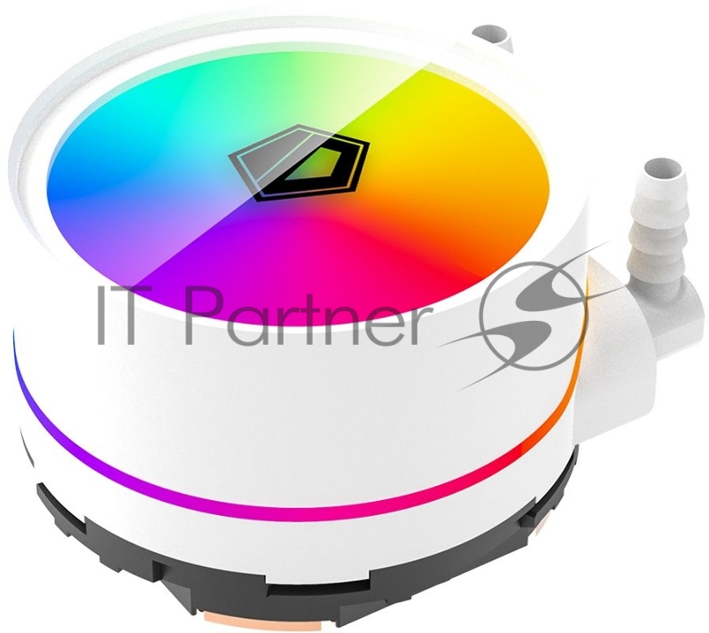 Комплект водяного охлаждения ID-COOLING ZOOMFLOW 360 XT SNOW LGA20XX/LGA115X/AM4/AM3/+/AM2/ 350W, cнежно-белый, ARGB FAN and PUMP, PWM, TRIPLE FAN 120mm) RET