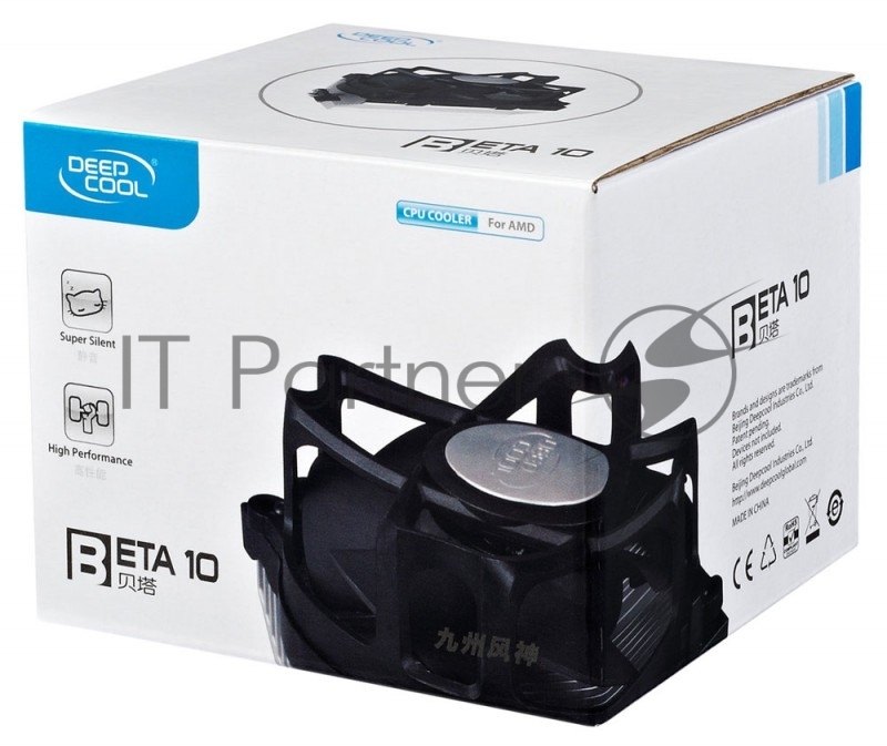 Кулер Deepcool Beta 10 Soc-FM1/FM2/AM2/AM2+/AM3/AM3+/ 3-pin 30.1-30.1dB Al 307gr Ret