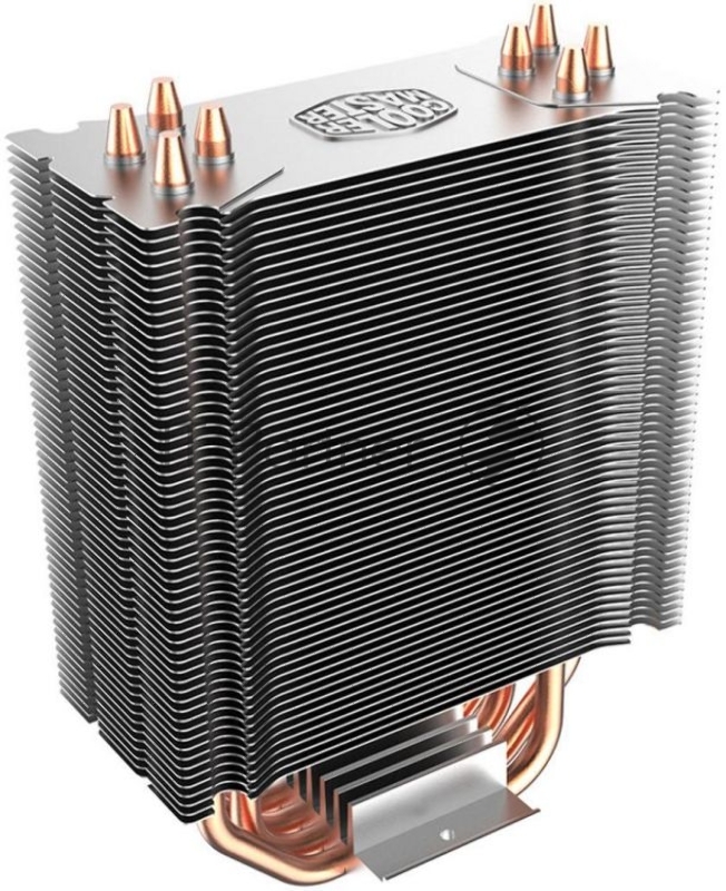 Кулер для процессора Cooler Master CPU Cooler Hyper 212 LED, Tower, 120mm 600-1600RPM PWM fan with Red LED, 4 x 6mm Direct Contact heatpipes, Full Socket Support