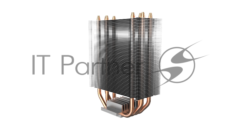 Кулер для процессора Cooler Master CPU Cooler Hyper 212 LED, Tower, 120mm 600-1600RPM PWM fan with Red LED, 4 x 6mm Direct Contact heatpipes, Full Socket Support