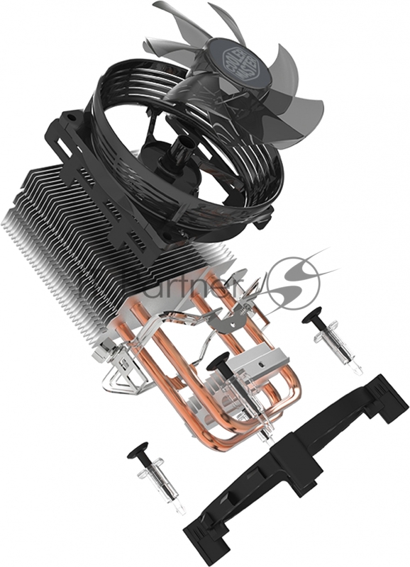 Кулер Cooler Master CPU Cooler Hyper T20, RPM, W, Full Socket Support