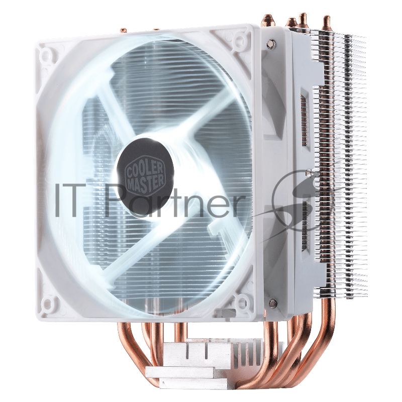 Кулер для процессора Cooler Master CPU Cooler Hyper 212 LED White Edition, 600 - 1600 RPM, 150W, White LED fan, Full Socket Support