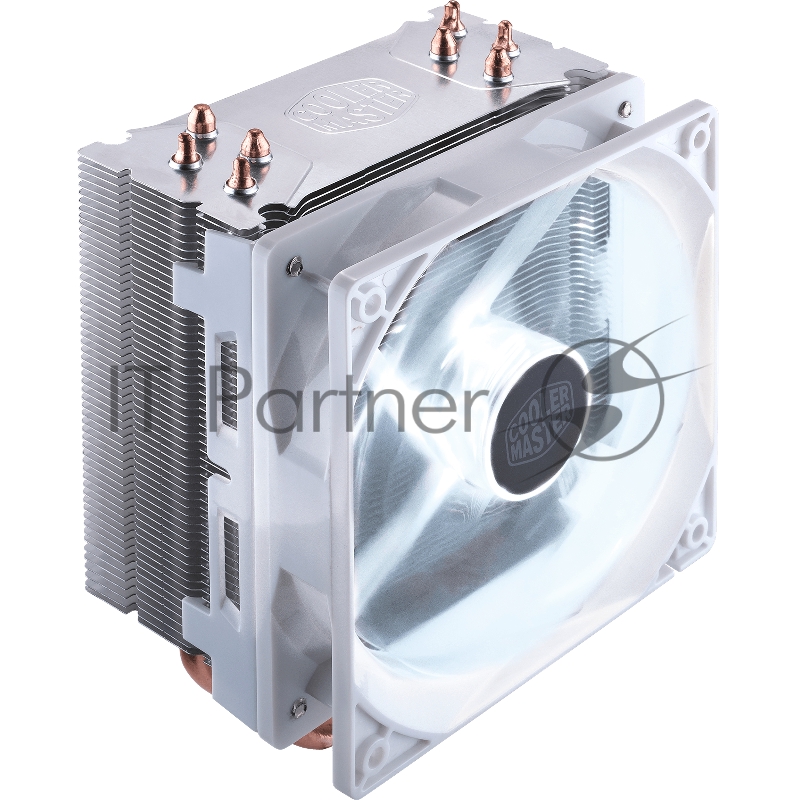 Кулер для процессора Cooler Master CPU Cooler Hyper 212 LED White Edition, 600 - 1600 RPM, 150W, White LED fan, Full Socket Support