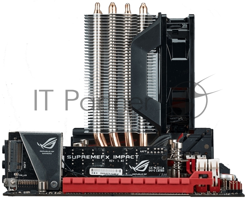 Кулер Cooler Master Hyper H410R, 600-2000 RPM, 100W, 4-pin, Red LED fan, Full Socket Support