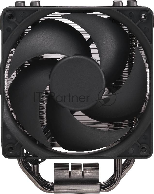 Кулер Cooler Master Hyper 212 Black Edition with 1700 (150W, 4-pin, 158.8mm, tower, Al/Cu, fans: 1x120mm/42CFM/26dBA/2000rpm, 2066/2011-v3/2011/1700/1366/12