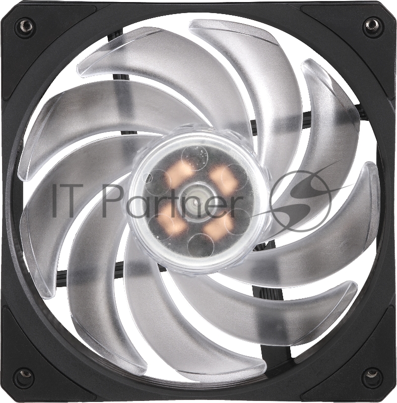 Кулер Cooler Master Hyper 212 RGB Black Edition with 1700 (150W, 4-pin, 158.8mm, tower, Al/Cu, RGB, fans: 1x120mm/59CFM/30dBA/2000rpm, 2066/2011-v3/2011/1700/1366/12