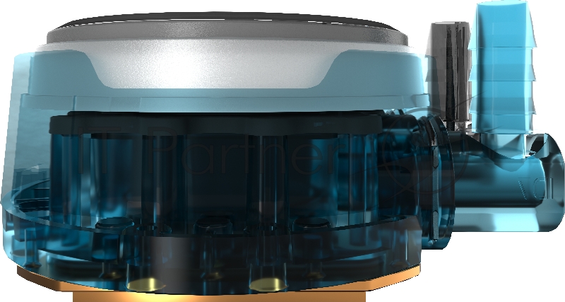 Водяное охлаждение Cooler Master MasterLiquid PL240 Flux (240W, 240mm, ARGB, fans:2x120mm/72.37CFM/32dBa/23 2066/2011-v3/2011/1700/1200/11