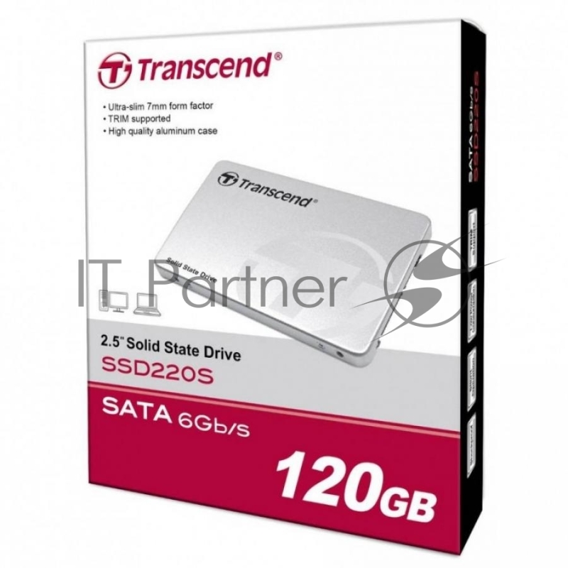 Накопитель SSD Transcend SATA III 120Gb TS120GSSD220S 2.5