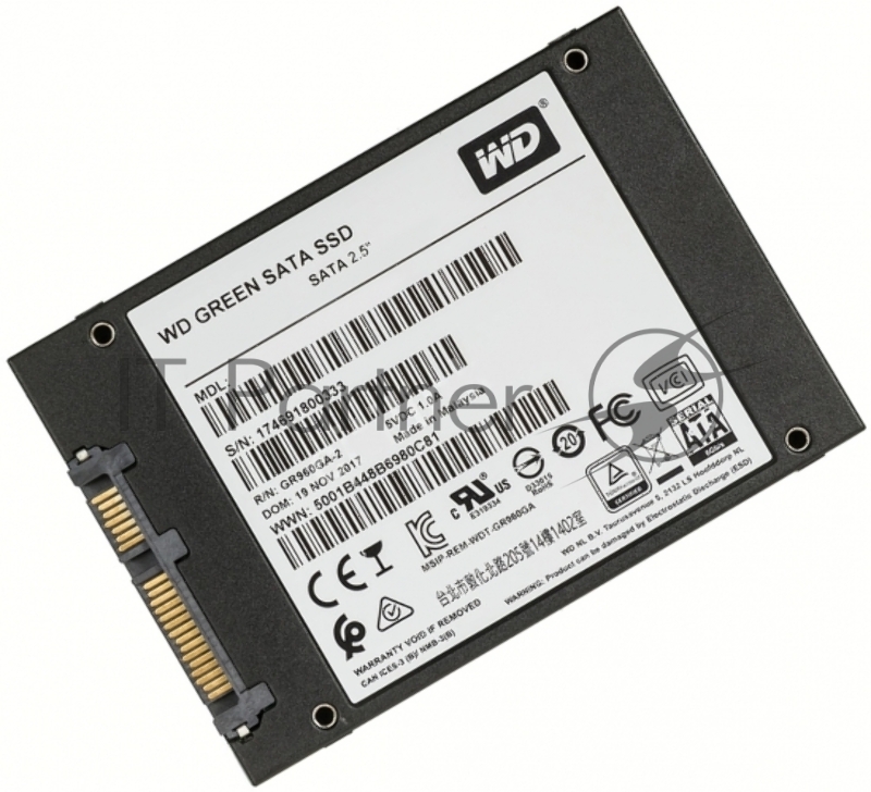 SSD накопитель Western Digital SATA2.5 240GB TLC GREEN WDS240G2G0A WDC
