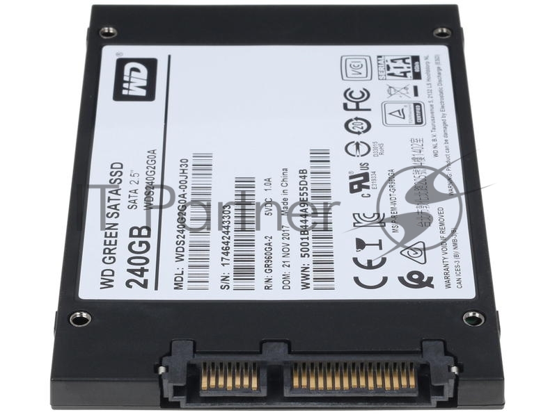 SSD накопитель Western Digital SATA2.5 240GB TLC GREEN WDS240G2G0A WDC