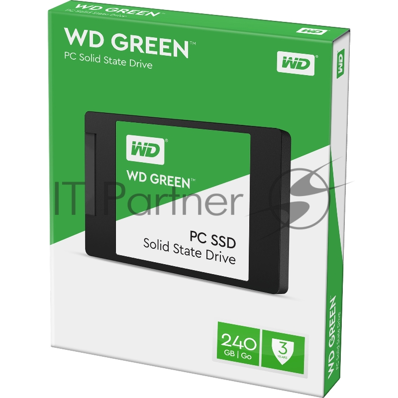 SSD накопитель Western Digital SATA2.5 240GB TLC GREEN WDS240G2G0A WDC