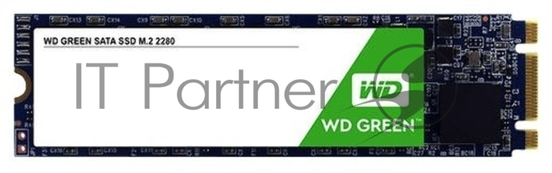Твердотельный накопитель SSD WD Green 3D NAND WDS480G2G0B 480ГБ M2.2280 SATA-III (TLC)