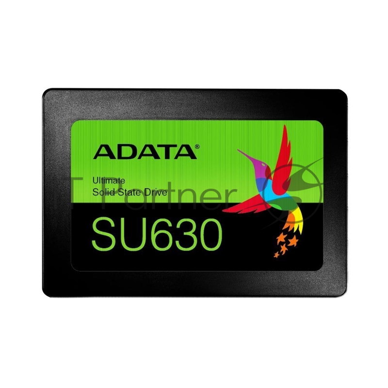 SSD накопитель 240GB ADATA SU630SS Client SSD ASU630SS-240GQ-R SATA 6Gb/s, 520/450, IOPS 30/65K, MTBF 1.5M, 3D QLC, 50TBW, RTL