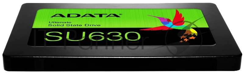 SSD накопитель 240GB ADATA SU630SS Client SSD ASU630SS-240GQ-R SATA 6Gb/s, 520/450, IOPS 30/65K, MTBF 1.5M, 3D QLC, 50TBW, RTL