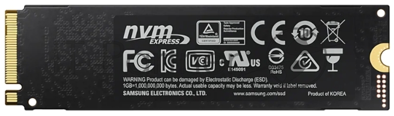 SSD накопитель Samsung PCI-E x4 1Tb MZ-V7S1T0BW 970 EVO Plus M.2 2280